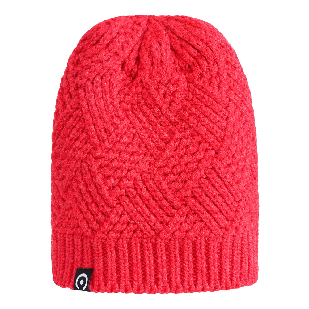Diamond knit beanie