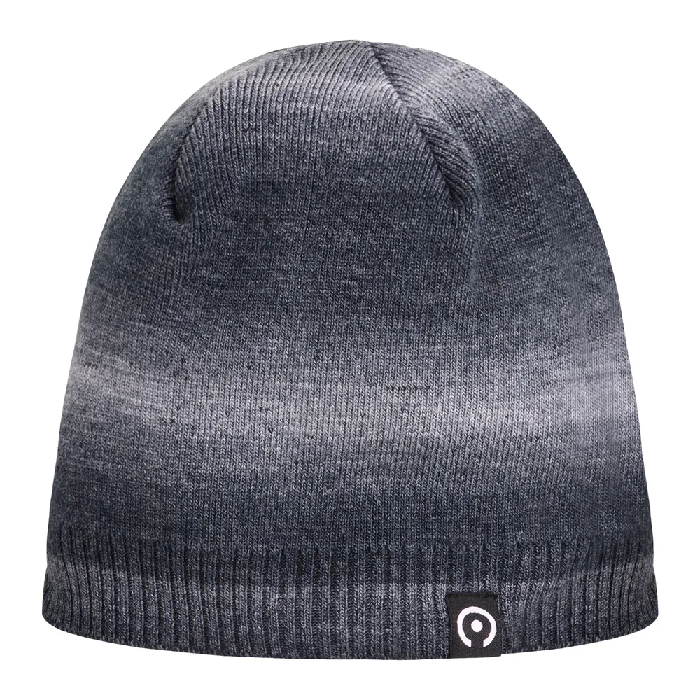 Short fit plain knit beanie