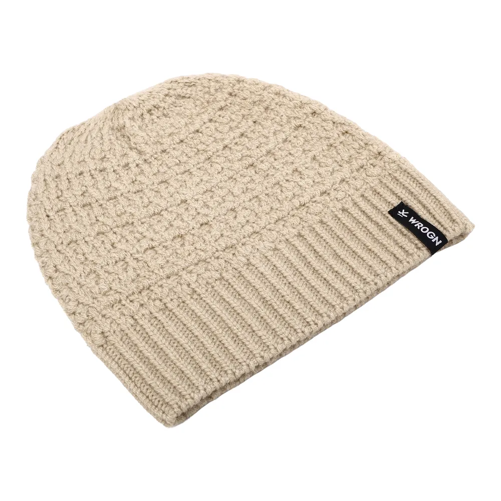 Textured knit skull cap